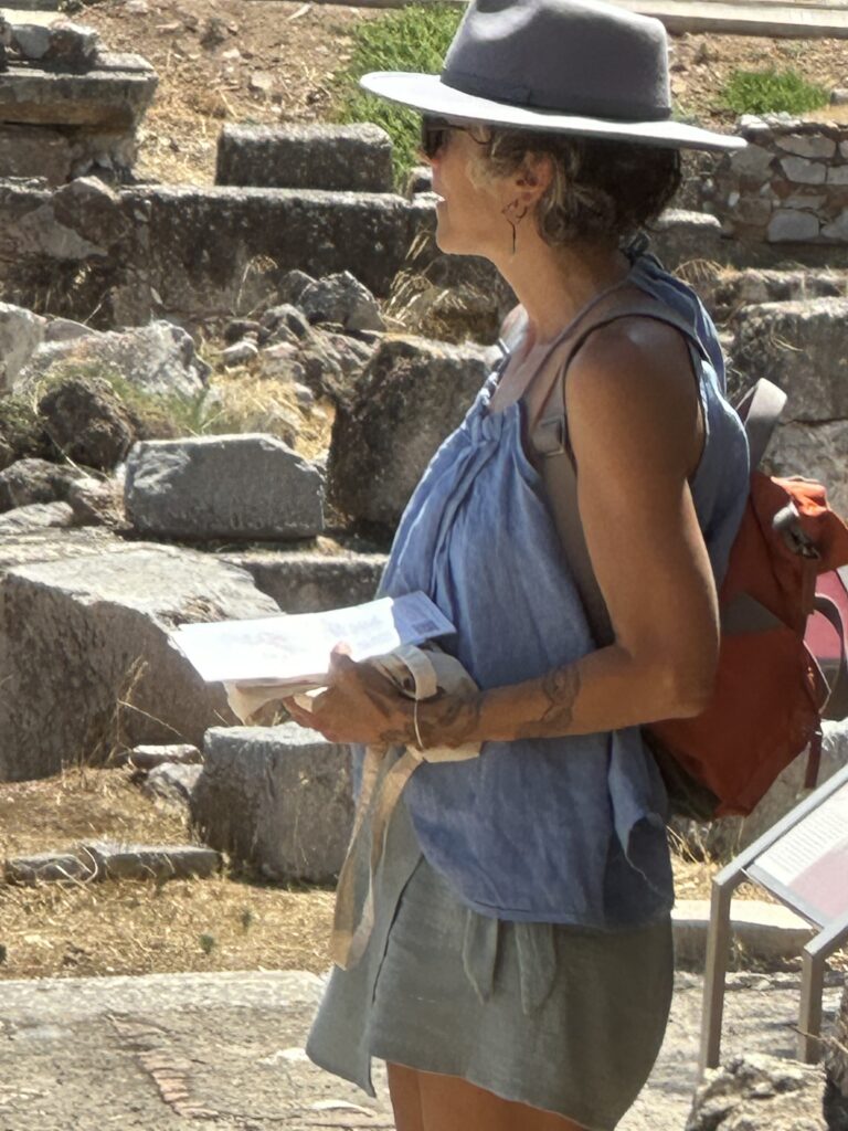 Pollyanna Darling - author & coach Pollyanna in Greece